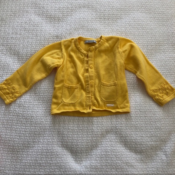 Mayoral Other - Mayoral Yellow Baby Girl Cardigan